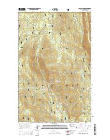 Garver Mountain 2014 topographic map thumbnail