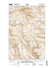 Down Reservoir SW 2014 topographic map thumbnail