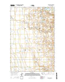 Eyraud Lakes 2014 topographic map thumbnail