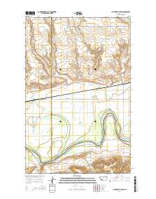 Flynn Creek South 2014 topographic map thumbnail