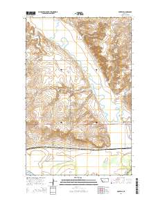 Fort Kipp 2014 topographic map thumbnail