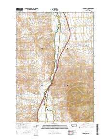 Earls Gulch 2014 topographic map thumbnail