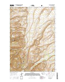 Gipsy Lake 2014 topographic map thumbnail
