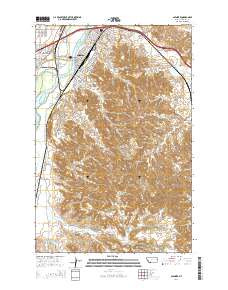 Glendive 2014 topographic map thumbnail