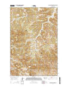 Dunn Mountain North 2014 topographic map thumbnail