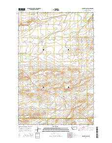 Dupuyer East 2014 topographic map thumbnail