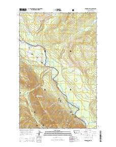 Demers Ridge 2014 topographic map thumbnail