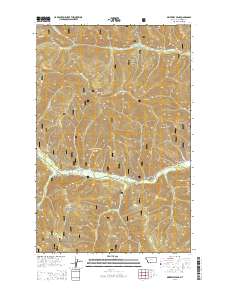 Driveway Peak 2014 topographic map thumbnail