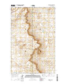 Ethridge NW 2014 topographic map thumbnail