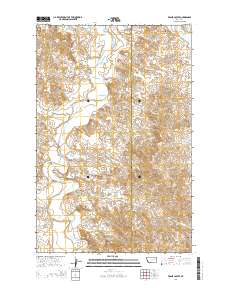 Frank Coulee 2014 topographic map thumbnail