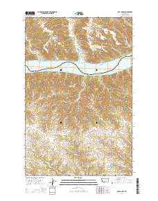 Dry Coulee 2014 topographic map thumbnail