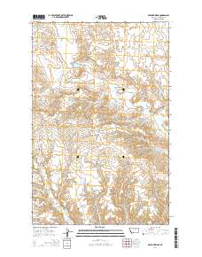 Dry Fork Ridge 2014 topographic map thumbnail