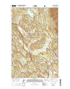 Fortine 2014 topographic map thumbnail