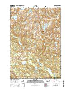 Fossil Lake 2014 topographic map thumbnail