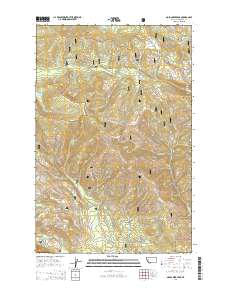 Gold Creek Peak 2014 topographic map thumbnail