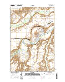 Fort Benton 2014 topographic map thumbnail