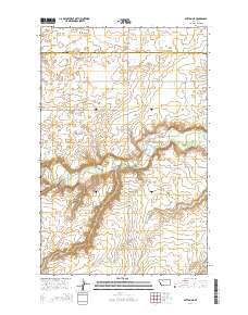 Dutton NE 2014 topographic map thumbnail
