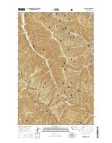 Gem Peak 2014 topographic map thumbnail