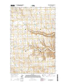 Dione Reservoir 2014 topographic map thumbnail