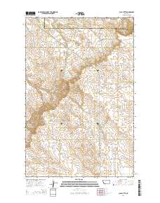 Clay Butte 2014 topographic map thumbnail