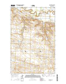 Cow Creek 2014 topographic map thumbnail