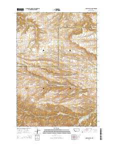 Cow Face Hill 2014 topographic map thumbnail