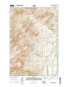 Eightmile Creek 2014 topographic map thumbnail