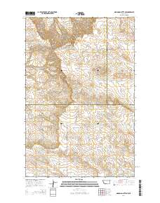 Diamond G Butte NW 2014 topographic map thumbnail
