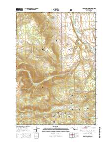 Granite Mountain 2014 topographic map thumbnail