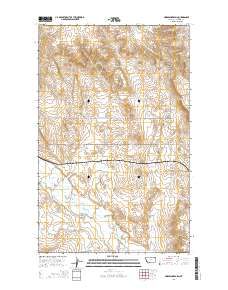 Horseshoe Basin 2014 topographic map thumbnail