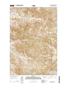 John Hen Creek 2014 topographic map thumbnail