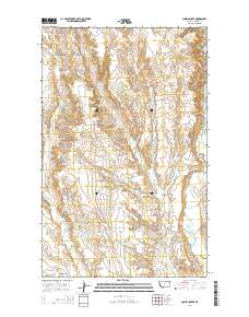 Jones Coulee 2014 topographic map thumbnail
