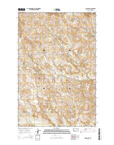 Jordan NW 2014 topographic map thumbnail