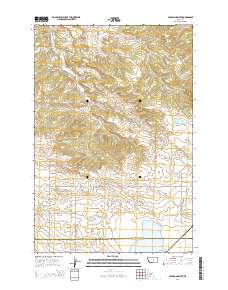 Hay Basin North 2014 topographic map thumbnail