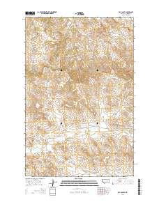 Hay Coulee 2014 topographic map thumbnail