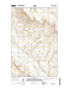 Hay Creek NW 2014 topographic map thumbnail