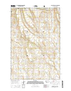 Haymaker Ranch SW 2014 topographic map thumbnail