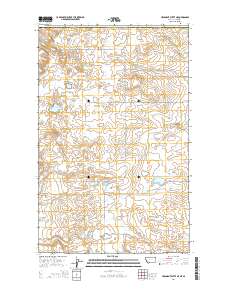 Headlight Butte NE 2014 topographic map thumbnail