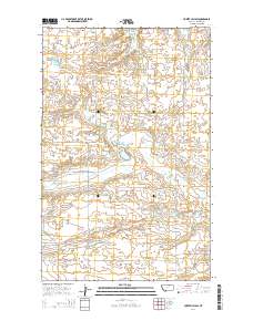 Hubert Hill SW 2014 topographic map thumbnail