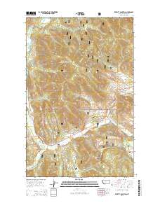 Kenelty Mountain 2014 topographic map thumbnail