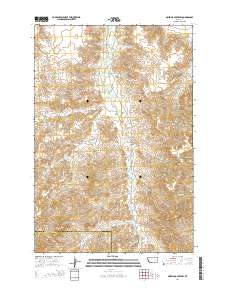 Griffin Coulee NW 2014 topographic map thumbnail