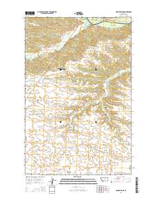 Hessler Ridge 2014 topographic map thumbnail