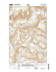 Hewitt Lake SW 2014 topographic map thumbnail