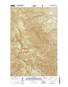 Hewolf Mountain 2014 topographic map thumbnail
