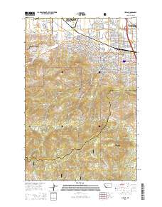 Helena 2014 topographic map thumbnail