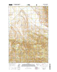 Helmville 2014 topographic map thumbnail