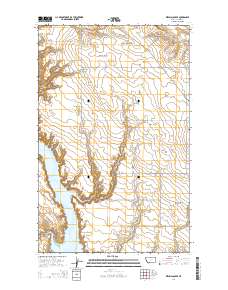 Kiehns Coulee 2014 topographic map thumbnail