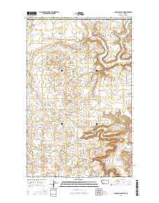 Hillside Colony 2014 topographic map thumbnail