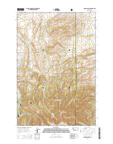 Cinnamon Peak 2014 topographic map thumbnail