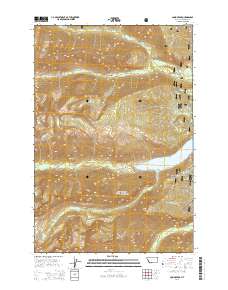 Como Peaks 2014 topographic map thumbnail